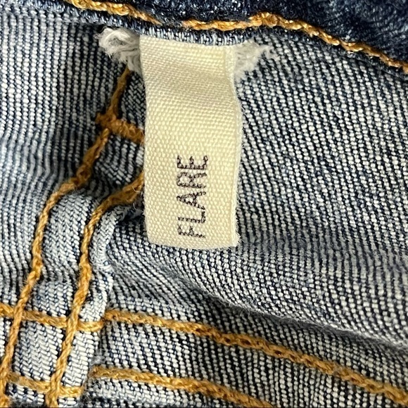 Rag & Bone Flare High Rise Jeans Raw Hem Medium Wash Jeans - Picture 7 of 12